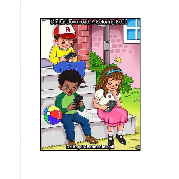 Digital Download: A Coloring Book, (Paperback)