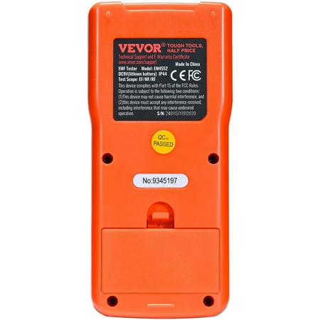 Digital EMF Meter, 3-in-1 EF MF RF Radiation Detector, Portable Ghost Hunting Equipment for Home/Outdoor Use