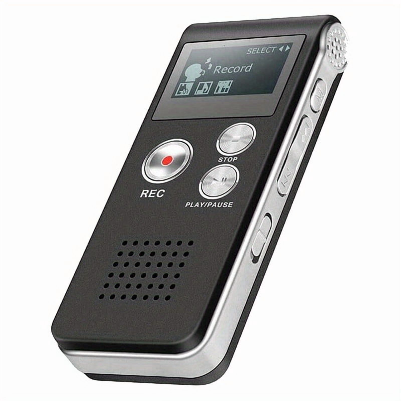 Digital EVP Voice Activated Recorder USB US 8GB (Black) for Paranormal Ghost Hunting