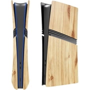 Digital Edition Cover Plates for PS 5 Pro Console, Shell Panels Compatible with PlayStation 5 Pro Accessories Protective Replacement Faceplate Wood