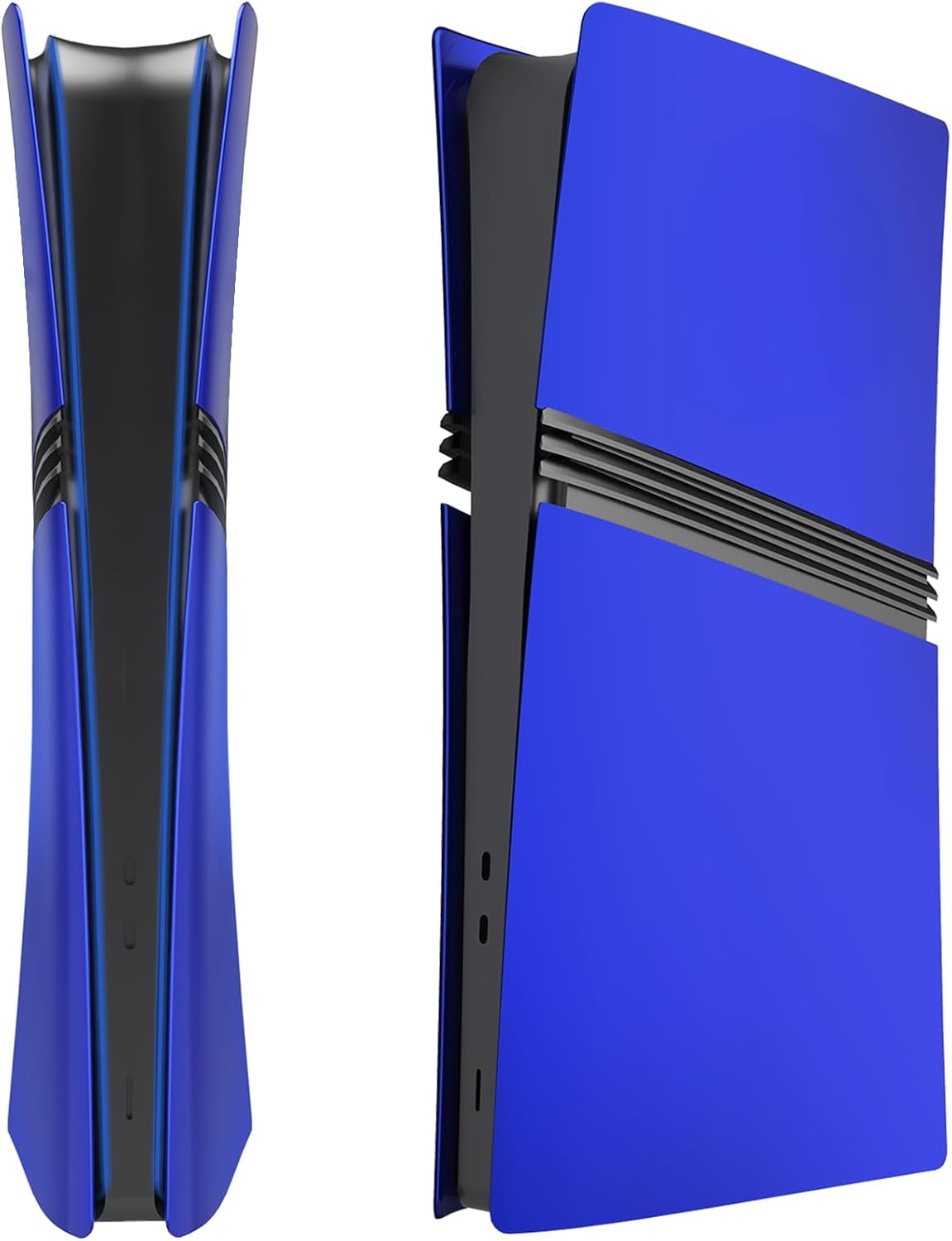Digital Edition Cover Plates for PS5 Pro Console, Shell Panels Compatible with PlayStation 5 Pro Accessories Protective Replacement Faceplate (Blue)