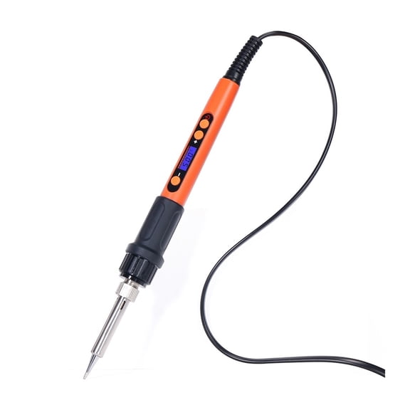 Digital Electric Soldering Iron Kit,Set Temperature Adjustable Welding Tool,Ceramic Heater Soldering Tips Rework ,Portable