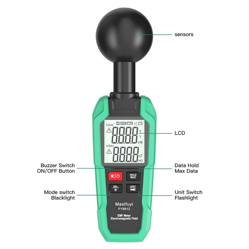 Digital Field Radiation Detector Emf Meter Dosimeter Detector