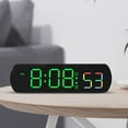thumbnail image 1 of Digital Electronic Clock with Temperature and Humidity Display, Silent USB-Powered Wall or Bedside Clock for Home and Living Room Decoration, 1 of 8