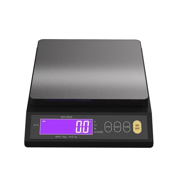Digital Electronic Kitchen Scale Stainless Steel Rechargeable Accurate Power Off Unit Conversion ,High Precision