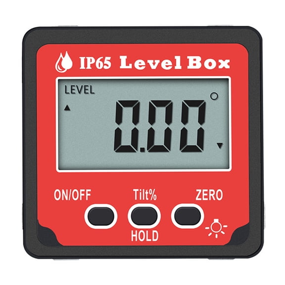 Digital Electronic Level and Gauge, Measures 0-360 Degrees Ranges, Measures and Sets Angles