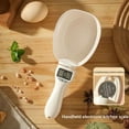 thumbnail image 1 of Digital Electronic Measuring Spoon, Precise Weight Scale for Kitchen Baking, Detachable Flour/Sugar Measuring Tool with LCD Display, Gram Scale Spoon for Home Cooking & Baking Needs, 9*3.5*2in, White, 1 of 9