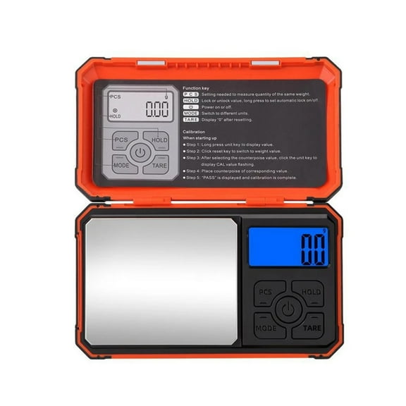 Digital Electronic Scale Portable Pocket Precision Balance Scale, Kitchen/Jewelry LCD Weighing Tool With 10g Calibration Weight ,High Precision
