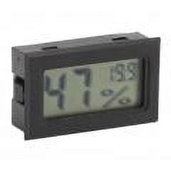 Digital Electronic Temperature Humidity Meters Gauge Indoor Thermometer Hygrometer LCD Display for Cigar Cabinet Humidors Greenhouse Garden Cellar Closet Guitar Case