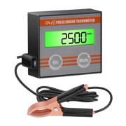 Digital Engine Tachometer Inductive with Clip - Mini Tach Gauge with Hour Meter & Backlight, Multi-Purpose Engine Meter for Lawnmower,Compressors, Generators, Off-Road Cars VT01
