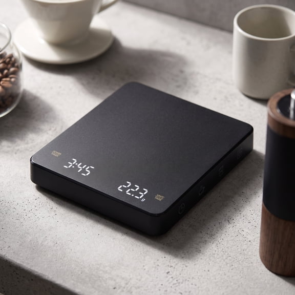 Digital Espresso Scale, Rechargeable Coffee Scale with Timer, Precision Gram Scale for Kitchen and Brewing