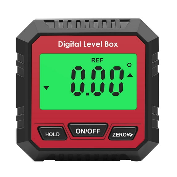 Digital Finder & Electronic Level 3-in-1 Digital Level/Protractor/Inclinometer/ Gauge Magnetic Level Box