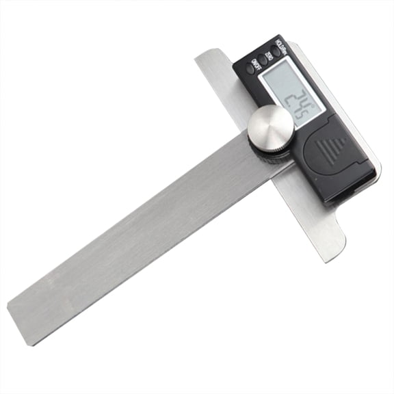 Digital Finder Ruler Stainless Steel Goniometer 0-180 Finder Electric Digital Display Fastening Protractor