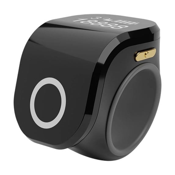Digital Finger Counter Clicker - Smart Counting Ring with Vibration Alert, USB-C Rechargeable Tally Counter for Prayer, Exercise, Golf & Inventory Management