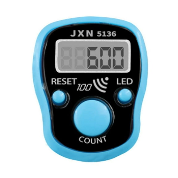 Digital Finger Counter with LED Display, Manual Tally Clicker for Counting Steps, Lap Counter, Portable Handheld Clicker