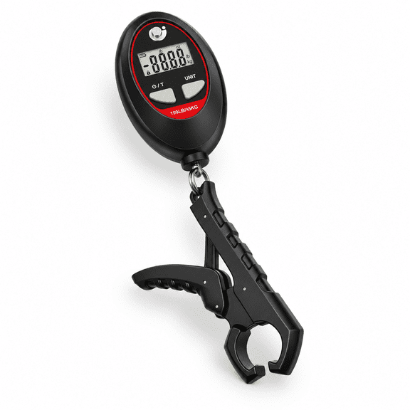 Digital Fishing Weight Scale with 4.6 Inch Fish Lip Gripper, 100 Lb Capacity