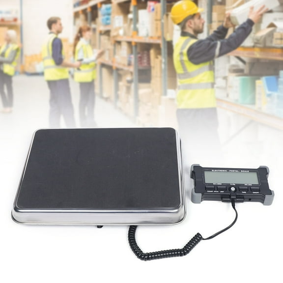 Digital Floor Bench Scale 440LBS LCD with Non-Slip Surface & Tare Function