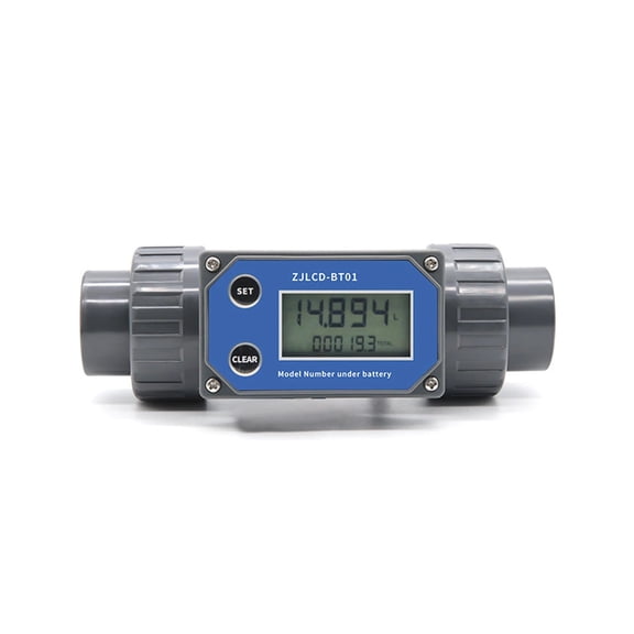 Digital Flow Meter, DN25-DN80 Electronic LCD Digital Display Flowmeter Liquid Water Gauge For Farm/Garden Irrigation ,Energy-Saving