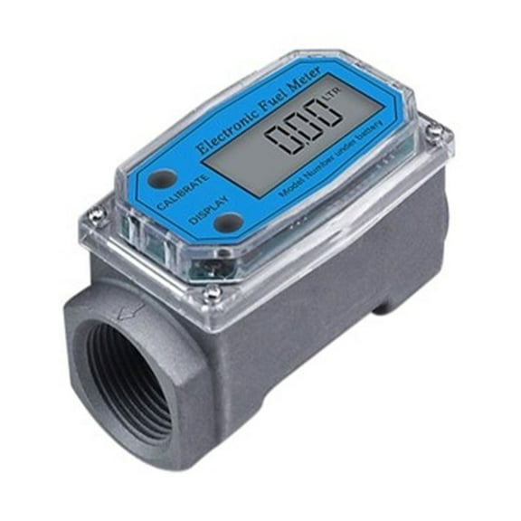 Digital Flow Meter, Flowmeter Gauge PCB Electronic Flow Indicator Sensor, Counter Petrol Fuel Kerosene Methanol Water ,Clear Reading