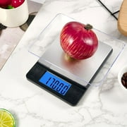 Digital Food Kitchen Scale, 3000g/0.1g High Accuracy Mini Pocket Scale Measures in Grams and oz for Cooking, Baking, Jewelry, Tare Function, LCD Display