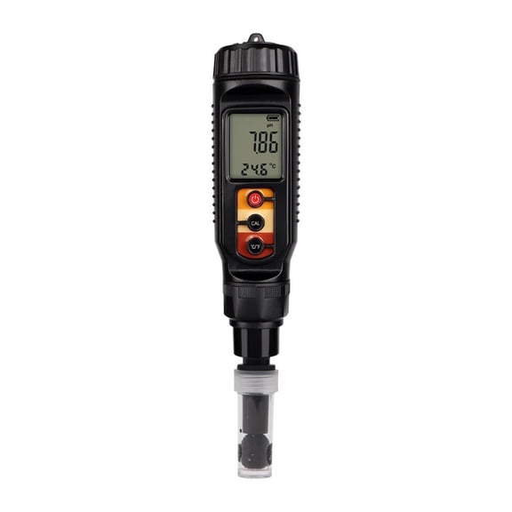 Digital Food PH Meter 0.00~14.00 PH 0~50 Temp Meter with High Accuracy Flat Probe ,Easy to Use