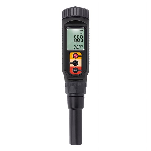 Digital Food PH Meter 0.00-14.00 PH Temp Acidity Tester Dough Soil PH Detector for Meat Cheese Bread Analyzer Meter
