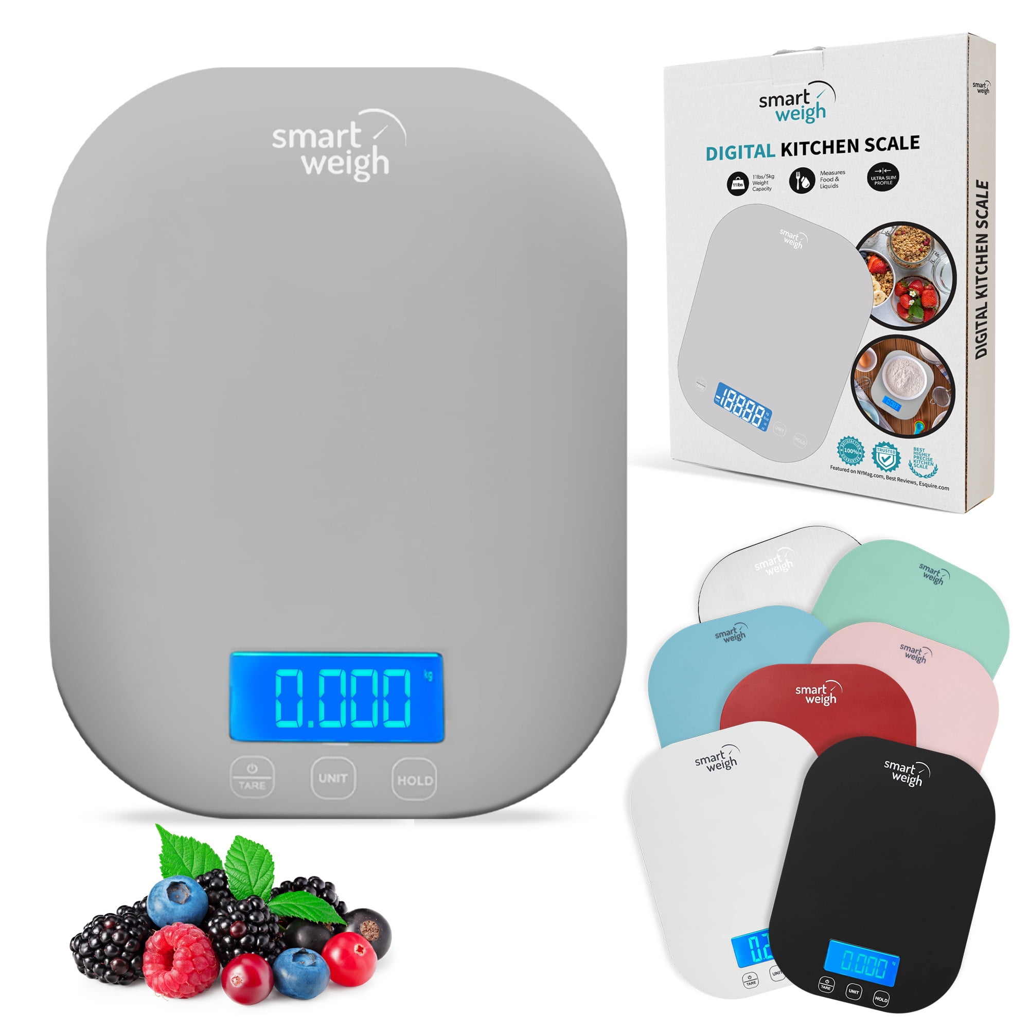 Digital Food Scale 11lb/1g, Digital Kitchen Scale Weight in Grams & Oz ...