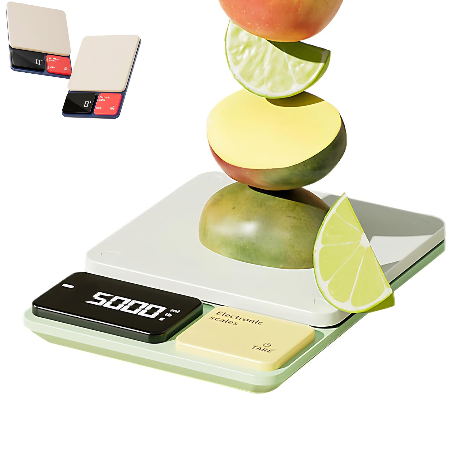 Digital Food Scale - 20.5x15x4cm Digital Kitchen Scale for Baking | 0.1g High Precision Tare Function with LED Display for Home Bakery Restaurant Coffee Bread Meat Seasoning Dessert