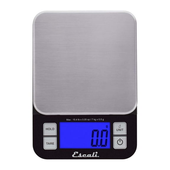 Digital Food Scale, Multi-Functional Kitchen Appliance, Precise Weight Measuring and Portion Control, Baking and Cooking Made Simple, Stainless Steel Platform, Black, 1 Unit