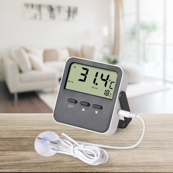 Digital For Indoor Outdoor Thermometer with Large Screen and Temperature Alarm