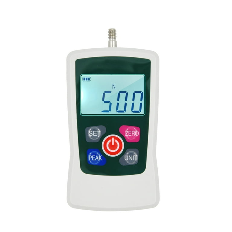 val Mijnwerker Toegeven Digital Force Gauge 500N/ 50kg/ 110Lb/ 1760oz Portable Push Pull Force Meter  Unit Switchable Backlit Mini Dynamometer with 6 Fixture Heads, Storage  Case, Auto Power off - Walmart.com