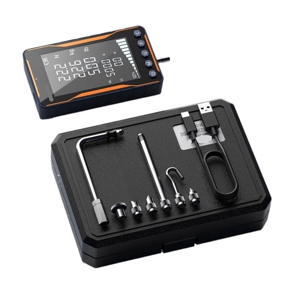 Digital Force Gauge HD Large Screen Portable Push Pull Force Gauge Dynamometer ,Ergonomic Design