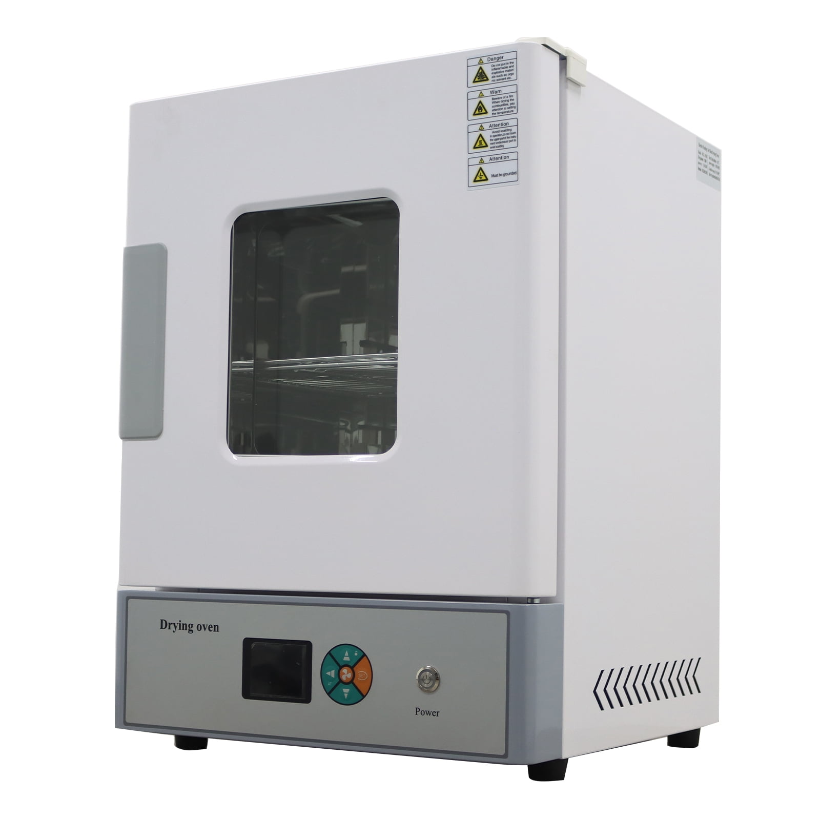 Digital Forced Air Convection Drying Oven Lab Blast Drying Oven 110V 45L 13.4*13.8*14.2 Inner Chamber Temperature Control Fan Speed Adjustable