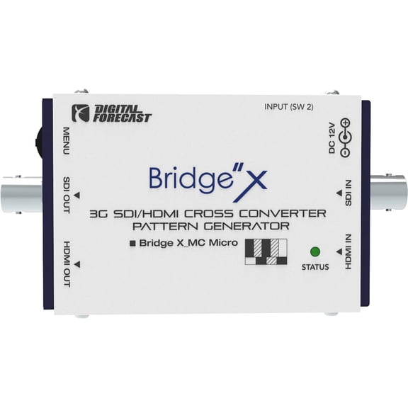 Digital Forecast Bridge X_MC Micro 3G-SDI/HDMI Cross Scaler Converter with Test Pattern Generator