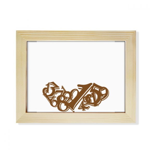 Digital Foundation Scattered Stacked Desktop Photo Frame Picture Art Decoration Painting 6x8 inch