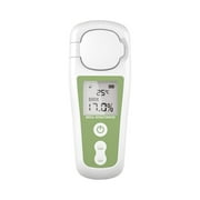 Digital Fruit Sugar Meter Brix Refractometer 0-55% 0.1% Accuracy 600mAh Rechargeable Portable LCD Display For Brewing Winemaking Fruit Ripeness Testing