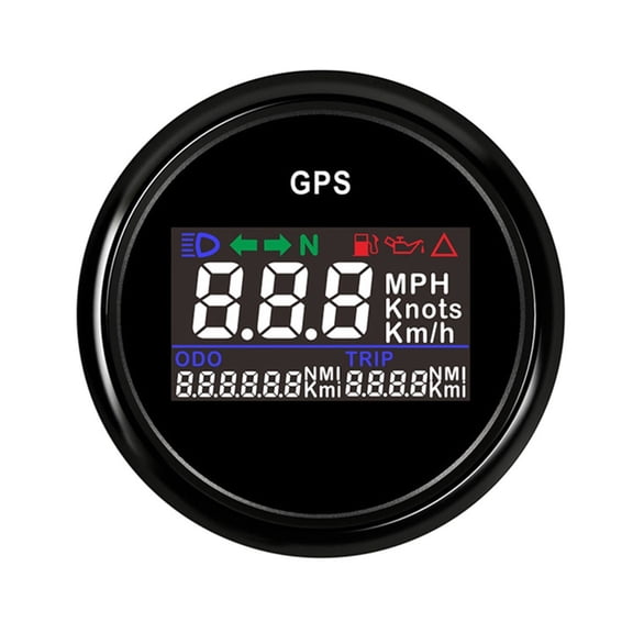 Digital GPS Speedometer Odometer With Led Backlight 52mm Speed Gauge For Boat Yacht Motorcycle Car 12V/24V ,Wide Application