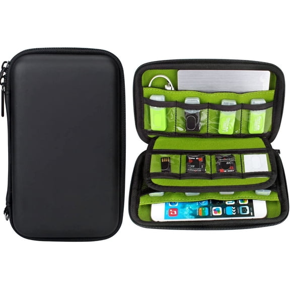 Digital Gadget Case Waterproof Memory Card Case,Designed for External Hard Drive,USB Flash Drives,Power Banks - Best for Traveling