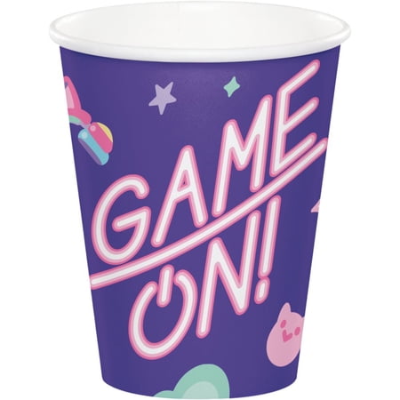 Digital Game 9 oz. Paper Cups 8 Per Pack