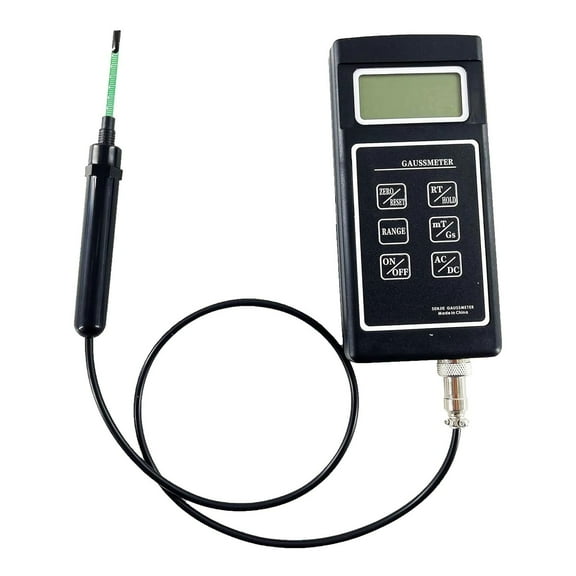 Digital Gaussmeter Gauss Tesla Meter with AC/DC Static Magnetic Field Tester LED Display GS600