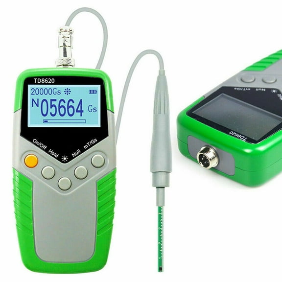 Digital Gaussmeter TD8620 Gauss Meter Tester Handheld Magnetic Field Meter Measures 0 2400mT Backlight Display