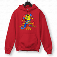 thumbnail image 1 of Digital Glow Funny Circus Cartoon Style Hoodie for Men & Women, up to Size 5XL, 1 of 2