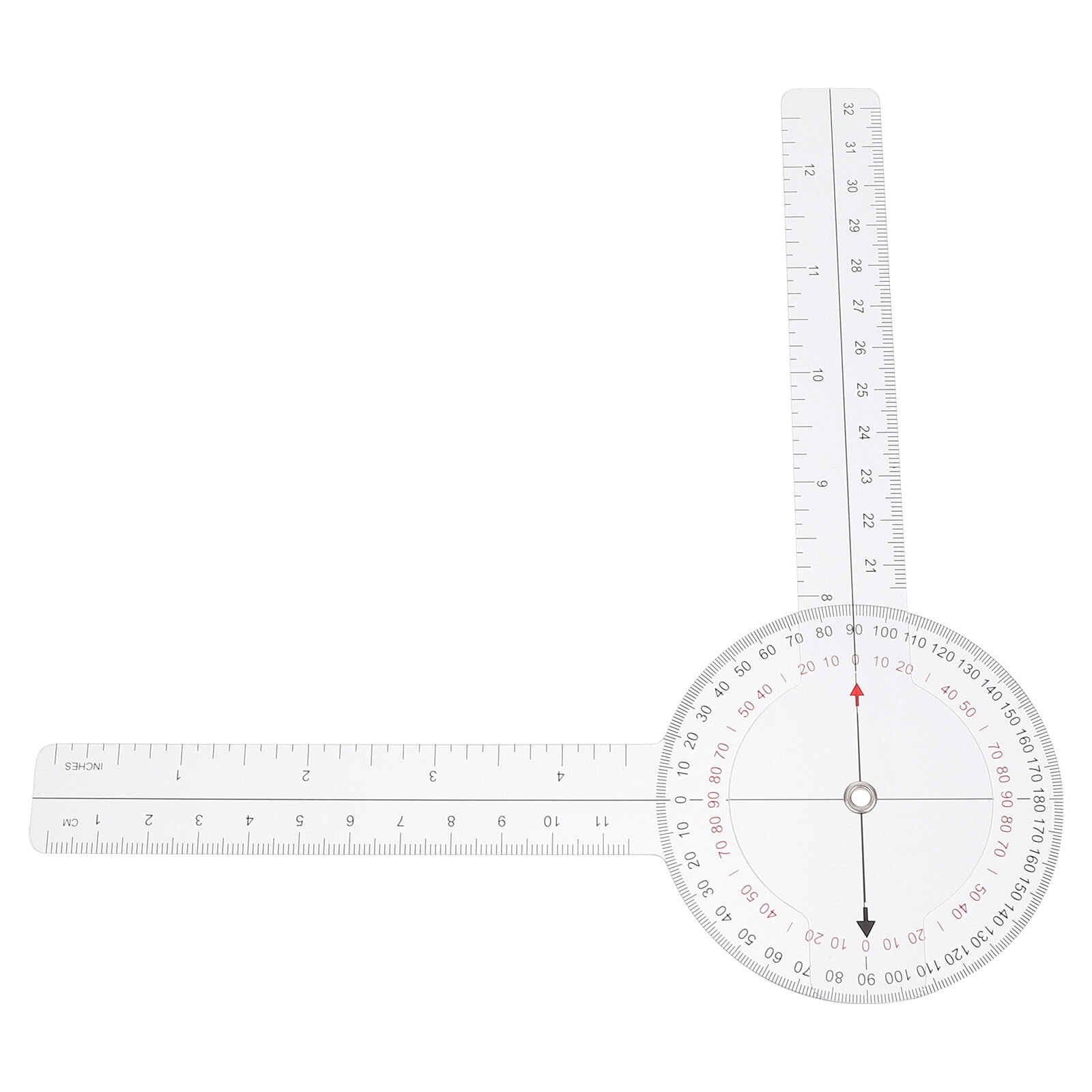 1pc Angle Ruler Goniometer Plastic Protractor for Measurement - Walmart.com
