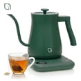 thumbnail image 1 of Willow Kitchen 1L Gooseneck Electric Kettle for Pour Over Coffee & Tea, Temperature Control & Automatic Shutoff, Rapid Boil Hot Water Kettle Pot, Green, 1 of 8