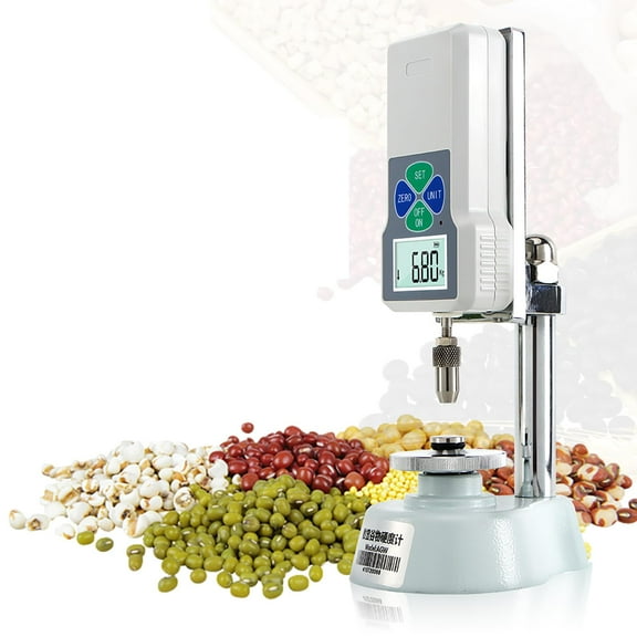 Digital Grain Hardness Tester, Wheat and Rice Hardness Tester, 3 Measurement Modes, Preset Value Alarm, Automatic Shutdown Function, for Grain Hardness Testing