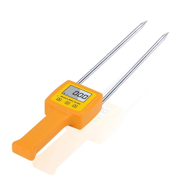 Digital Grain Moisture Meter LCD Bean Moisture Detector Hygrometer Measuring Corn Wheat Rice Peanut Sorghum Humidity Tester