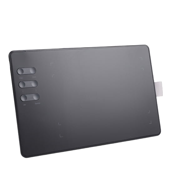 Digital Graphics Drawing Tablet with 16384 Pressure Levels, 6 Shortcut Keys, and 4.49x6.81 Inches / 11.4x17.3 cm Active Area, Compatible with Windows, Mac, and Android for Design and Teaching