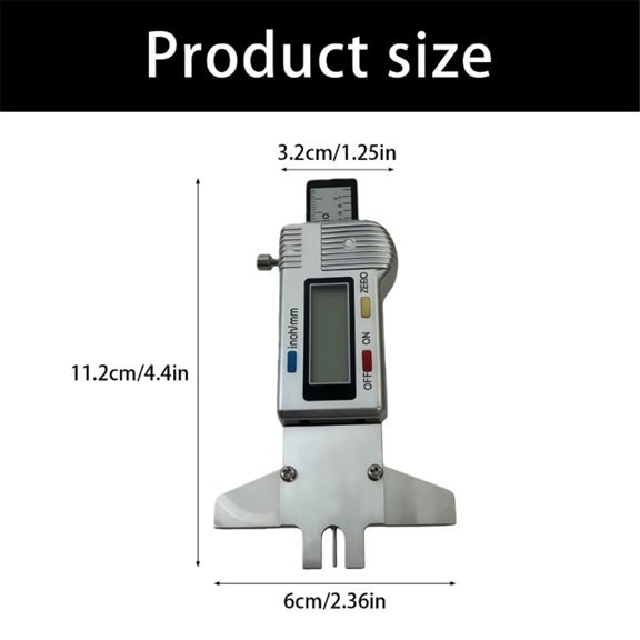 Digital Guitar String Gauge Lightweight Plastic String Action Ruler Tool For Guitar Bass Setup Measurement