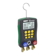 Digital HVAC Gauges, AC Manifold Gauges, Pressure & Temp Tester, 89 Database, R22 R134A R410A Refrigerant Recharge Tool for Car Refrigerator