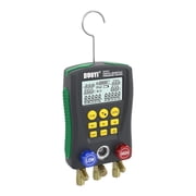 Digital HVAC Gauges, AC Manifold Gauges, Pressure & Temp Tester, 89 Database, R22 R134A R410A Refrigerant Recharge Tool for Car AC Refrigerator, 1PC
